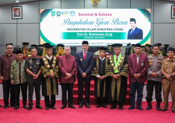  UISU Kukuhkan Prof Mustamam Jadi Guru Besar, Ijeck: Tingkatkan Kepercayaan Masyarakat